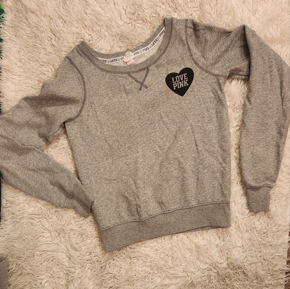 Grey PINK Sweatshirt